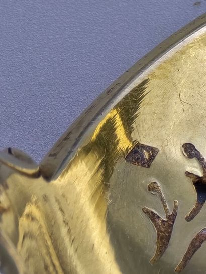 ODIOT. 
Saupoudreuse en vermeil, modèle 