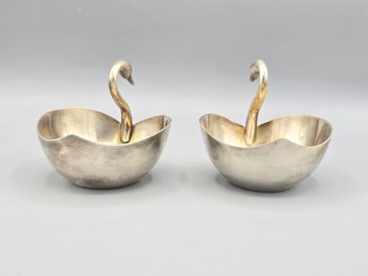 EPNS
2 silver-plated swan-shaped pieces.
H....