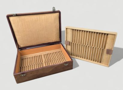 FOUQUET-LAPAR
Grand coffret pour couteaux...
