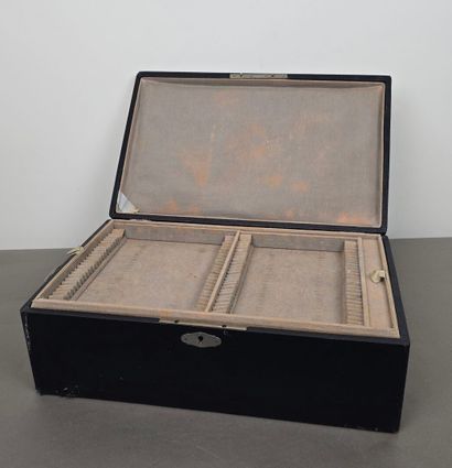 Household chest with side signatures and...