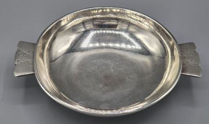 A silver-plated metal cup / display stand...