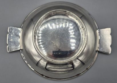 A silver-plated metal cup / display stand...