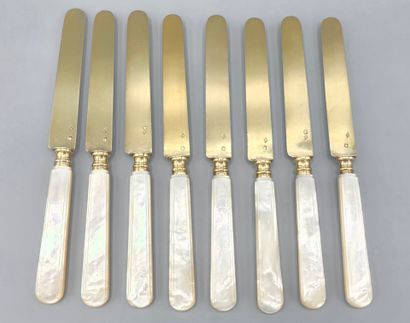 Eugène QUEILLE
Service de 8 couteaux aux...