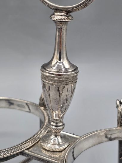 PARIS 1798-1809
Salière double en argent...