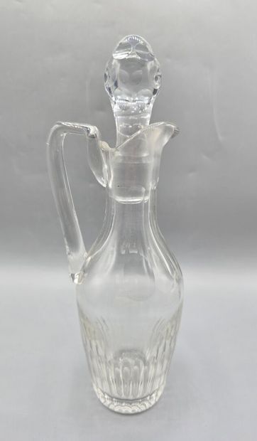 Set of three pairs of crystal decanters (2...