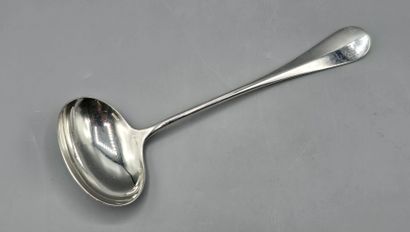 CHRISTOFLE
Silver-plated baguette-style sauce...