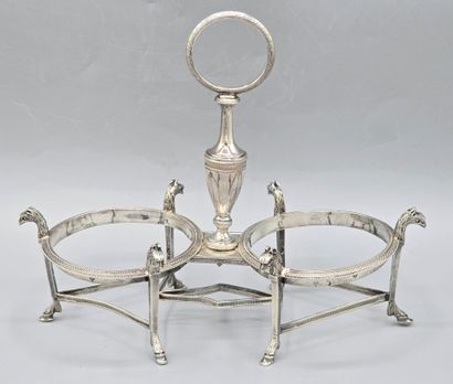 PARIS 1798-1809
Salière double en argent...
