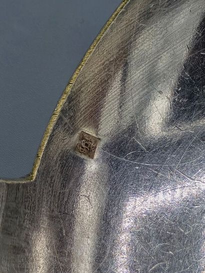 Large Louis XV style silver-plated metal...