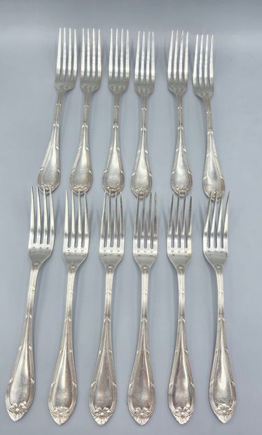CAILAR BAYARD 
Louis XVI style filet-rubans...