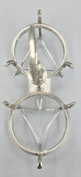 PARIS 1798-1809
Salière double en argent...