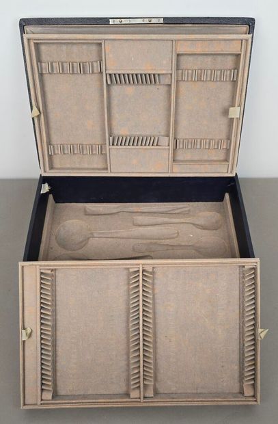 Household chest with side signatures and...