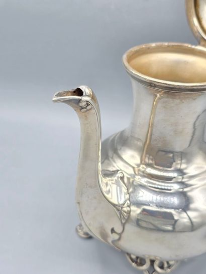 CHRISTOFLE
Cafetière en métal argenté de...