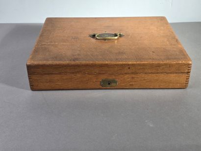 Household chest, most likely in oak, by VILLARD...