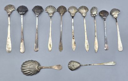 PARIS 1819-1838 (?)
Réunion de 10 pelles...