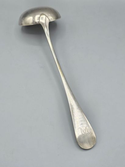 CHRISTOFLE
Ladle in silver-plated metal,...
