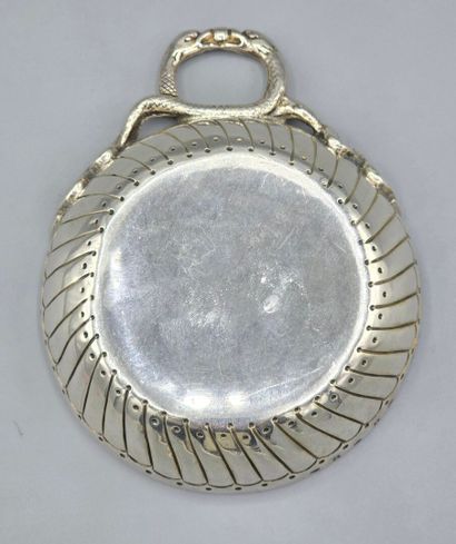 PARIS 1732-1738
Tastevin en argent de forme...