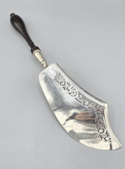 PARIS 1819-38
Grande pelle à poisson en argent....