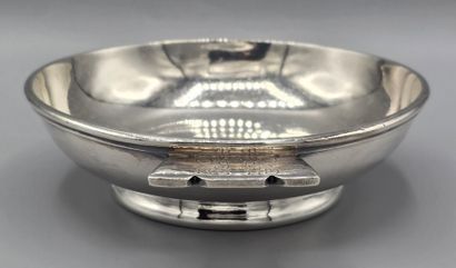 A silver-plated metal cup / display stand...
