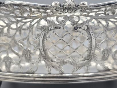 PAYS-BAS (vers 1898-1925)
Corbeille en argent...