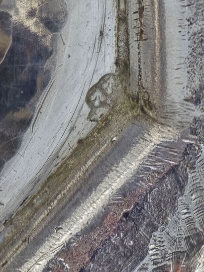 Deux flambeaux formant paire en argent du...