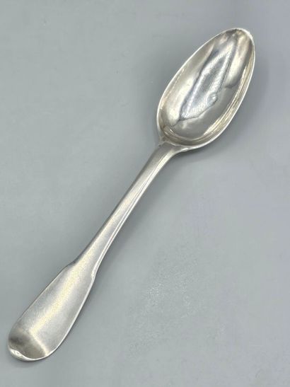 La Rochelle 1765.

Cuillère de table en argent...
