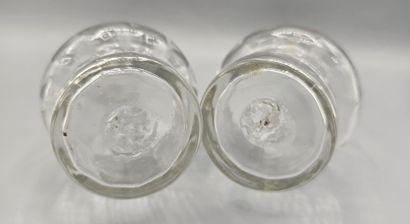 Miscellaneous lot of blue and white crystal...