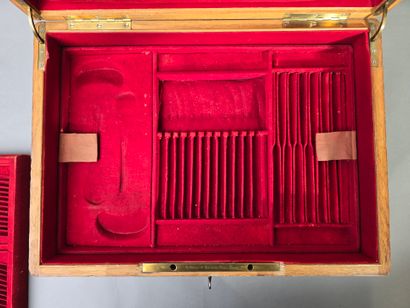 AUCOC: 
Two large menagère boxes forming...