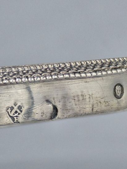 PARIS 1798-1809
Salière double en argent...
