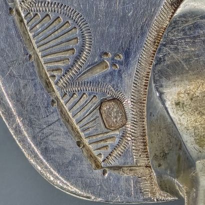PARIS 1819-38
Grande pelle à poisson en argent....