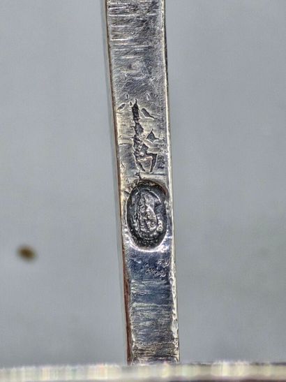 PARIS 1798-1809
Salière double en argent...