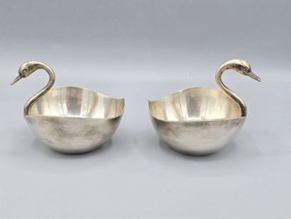 EPNS
2 silver-plated swan-shaped pieces.
H....