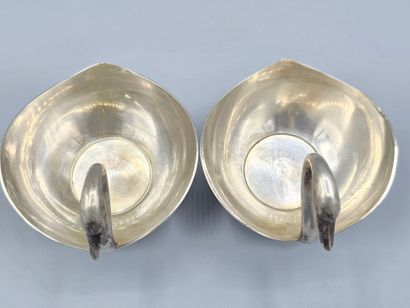 EPNS
2 silver-plated swan-shaped pieces.
H....