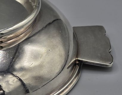 A silver-plated metal cup / display stand...