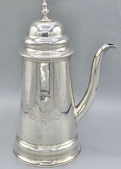 LONDRES 1706-07
Rare chocolatière en argent...