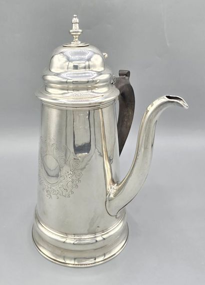 LONDRES 1706-07
Rare chocolatière en argent...
