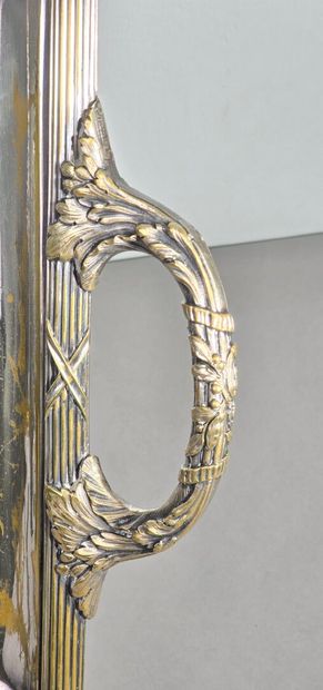 Large and heavy Louis XVI style rectangular...