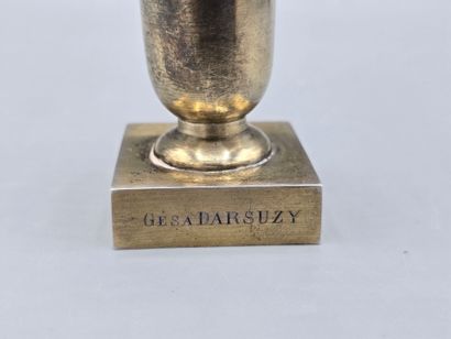 FROMENT-MEURICE 
Vase en forme d'amphore...