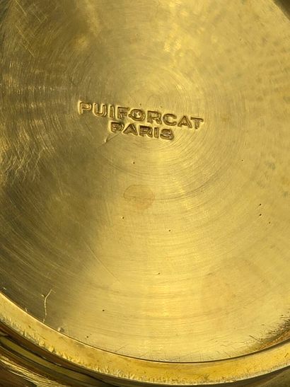 PUIFORCAT.
Importante et lourde timbale en...