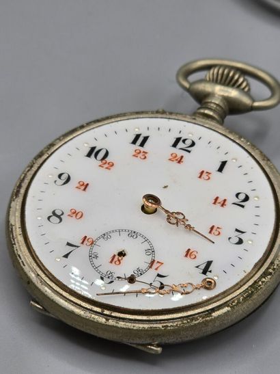 Lot de montres à gousset comprenant:
- une...