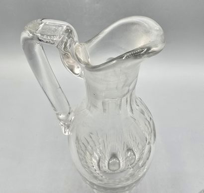 Set of three pairs of crystal decanters (2...