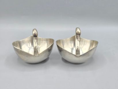 EPNS
2 silver-plated swan-shaped pieces.
H....
