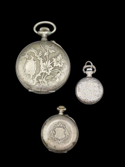 Lot de montres à gousset comprenant:
- une...