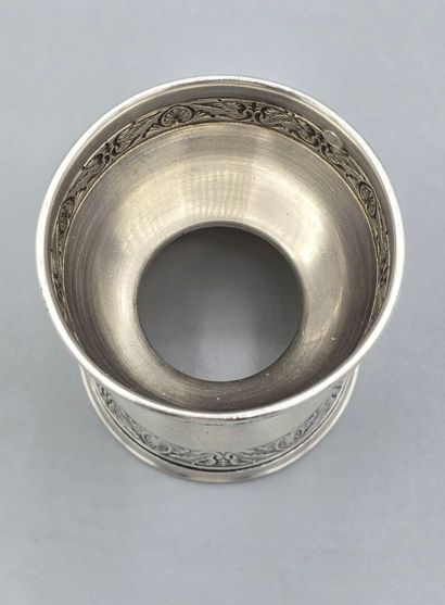 Coquetier en argent de style Empire de modèle...