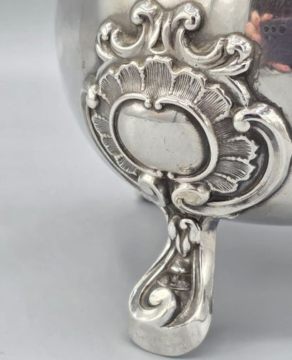 TOULON 1751
Rare grande chocolatière en argent...