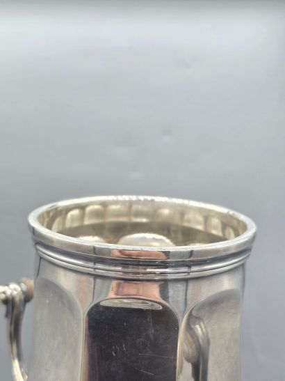 TETARD Freres 
Samovar en métal argenté avec...