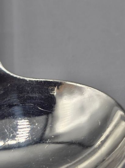 CHRISTOFLE
Silver-plated baguette-style sauce...