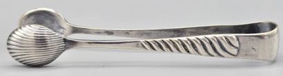 FRENAIS
Timbale and sugar tongs in silver-plated...