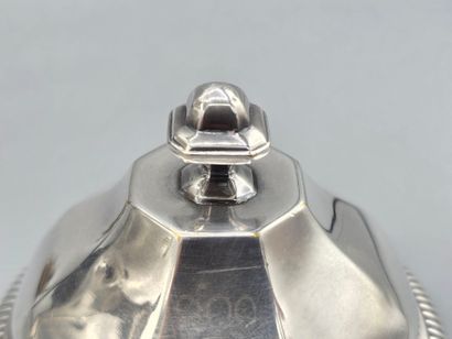 TETARD Freres 
Samovar en métal argenté avec...