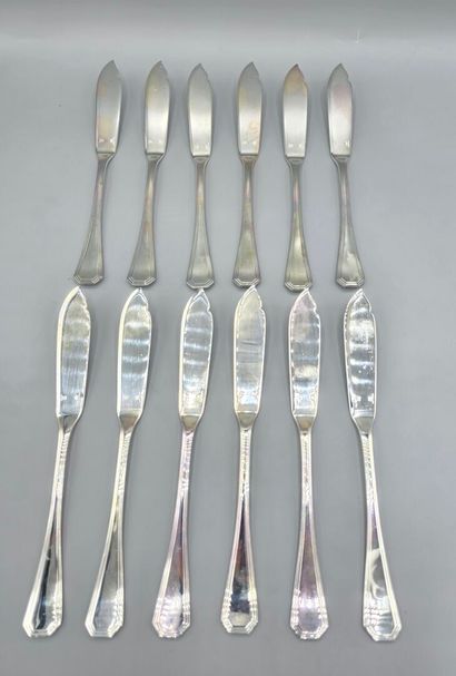 CHRISTOFLE - AMERICA model
26-piece silver-plated...