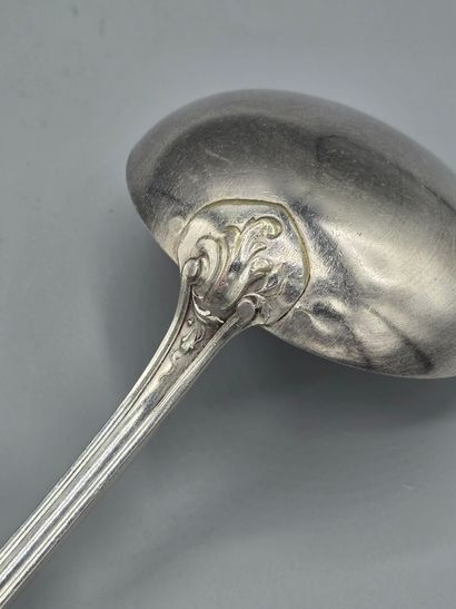 Large Louis XV style silver-plated metal...